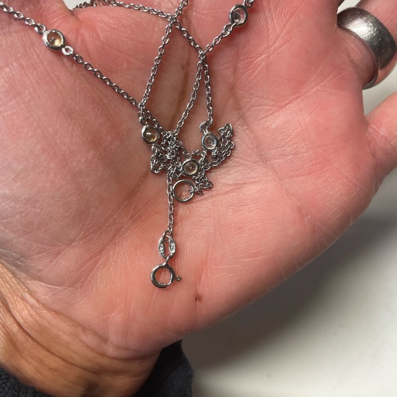 Cz Sterling necklace - Picture 3 of 6